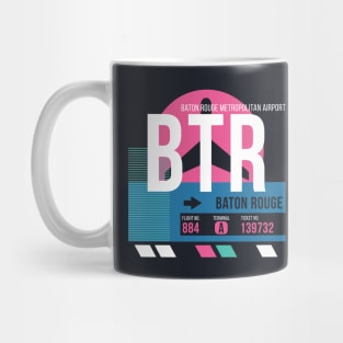 Baton Rouge (BTR) Airport // Sunset Baggage Tag Mug